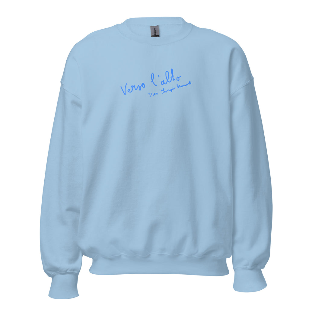St. Pier Giorgio Frassati Light Blue Catholic Crewneck