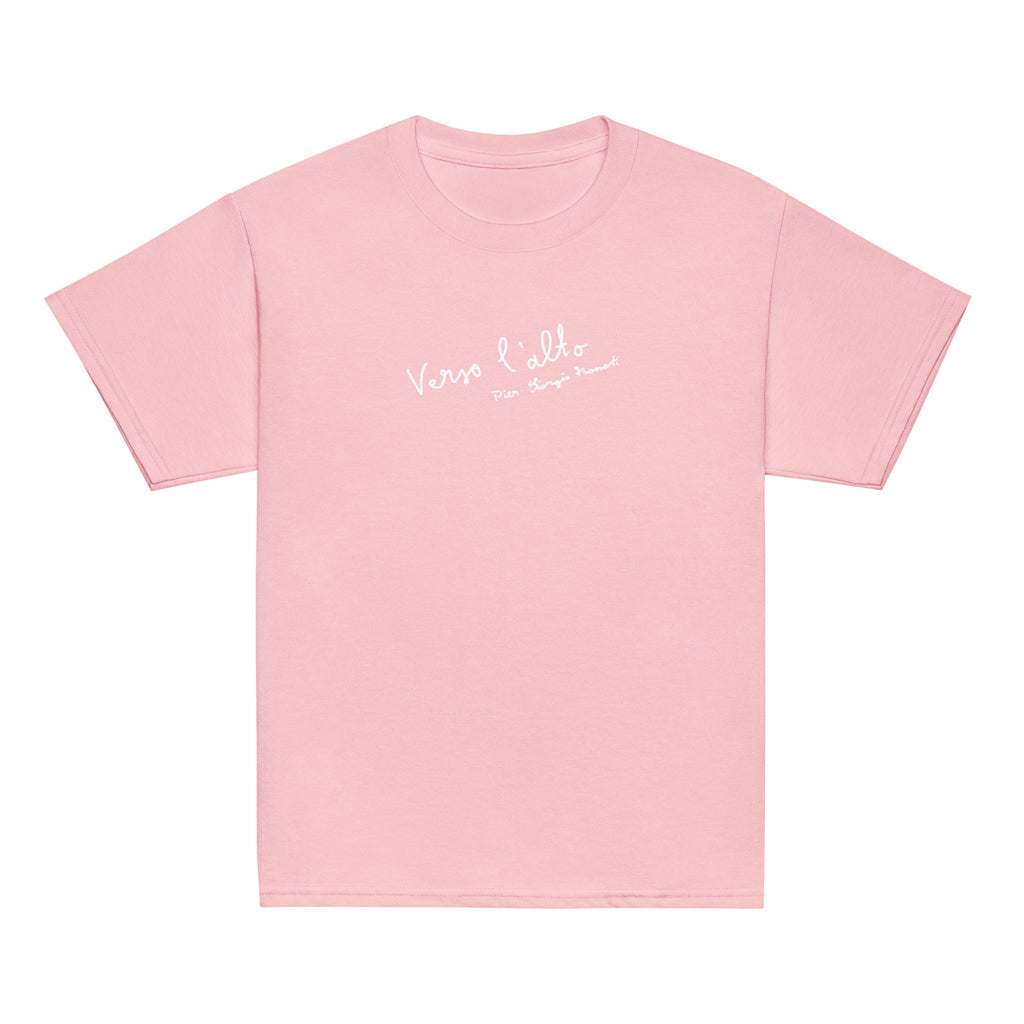 St. Pier Giorgio Frassati Light Pink Catholic Youth T-Shirt