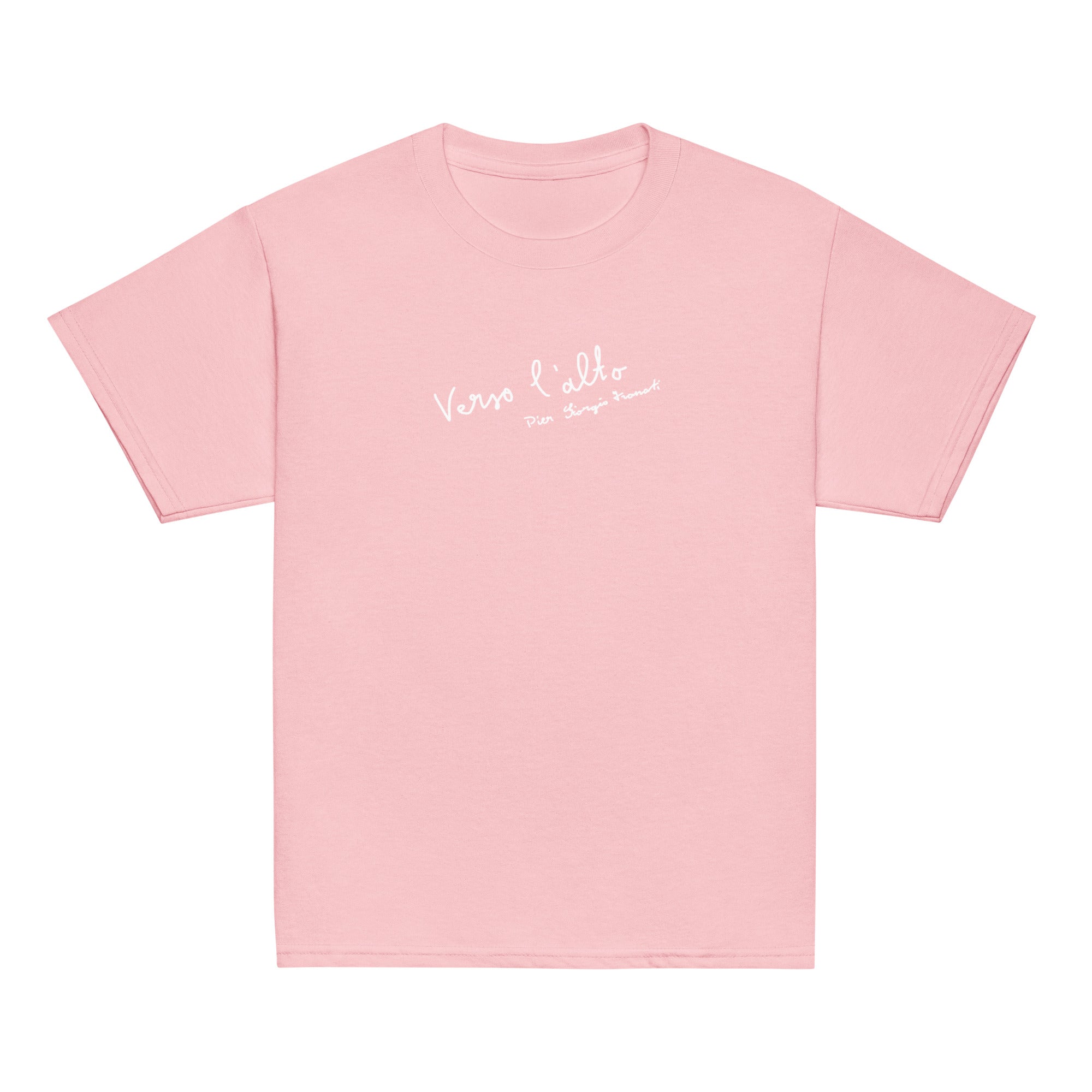 St. Pier Giorgio Frassati Light Pink Catholic Youth T-Shirt