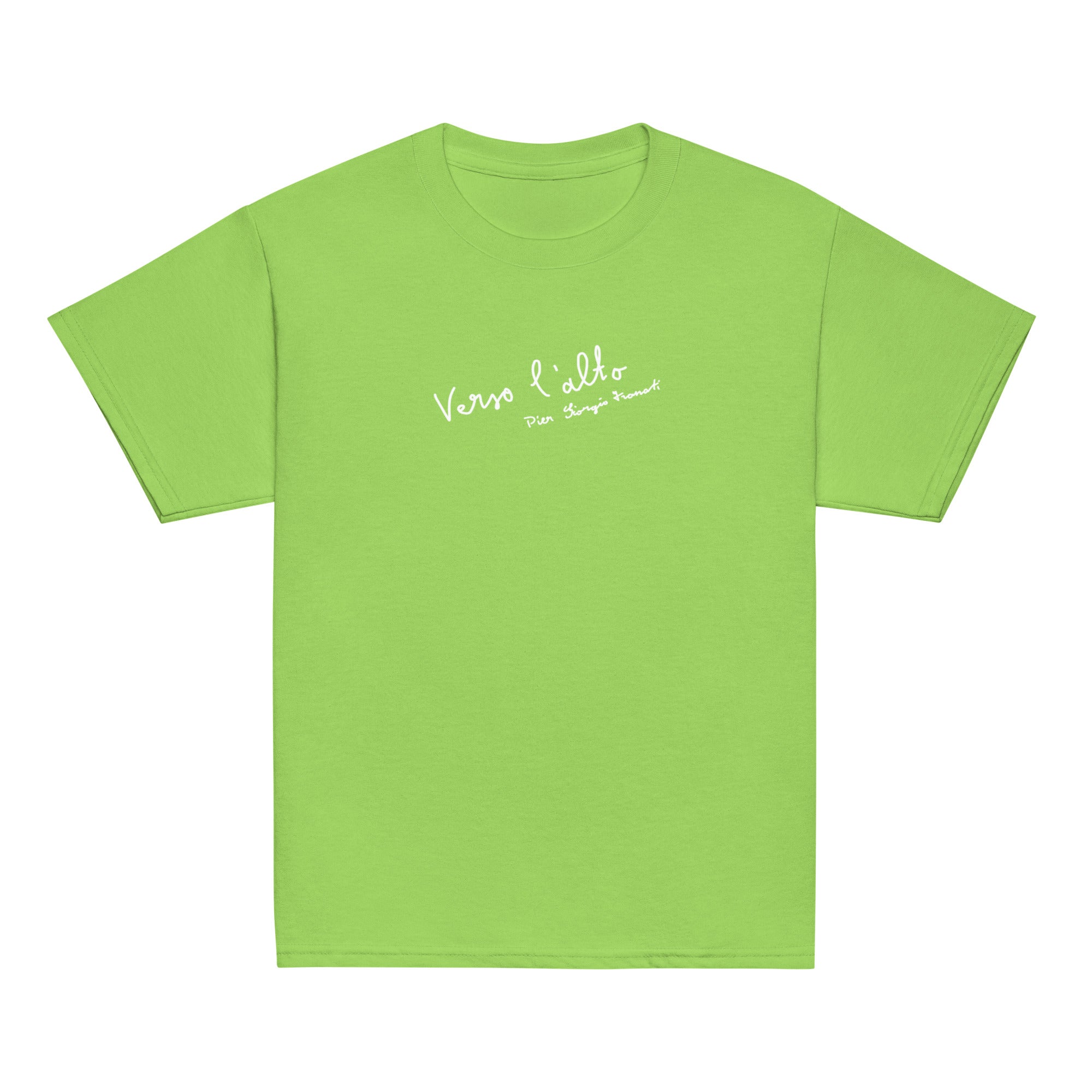 St. Pier Giorgio Frassati Lime Catholic Youth T-Shirt
