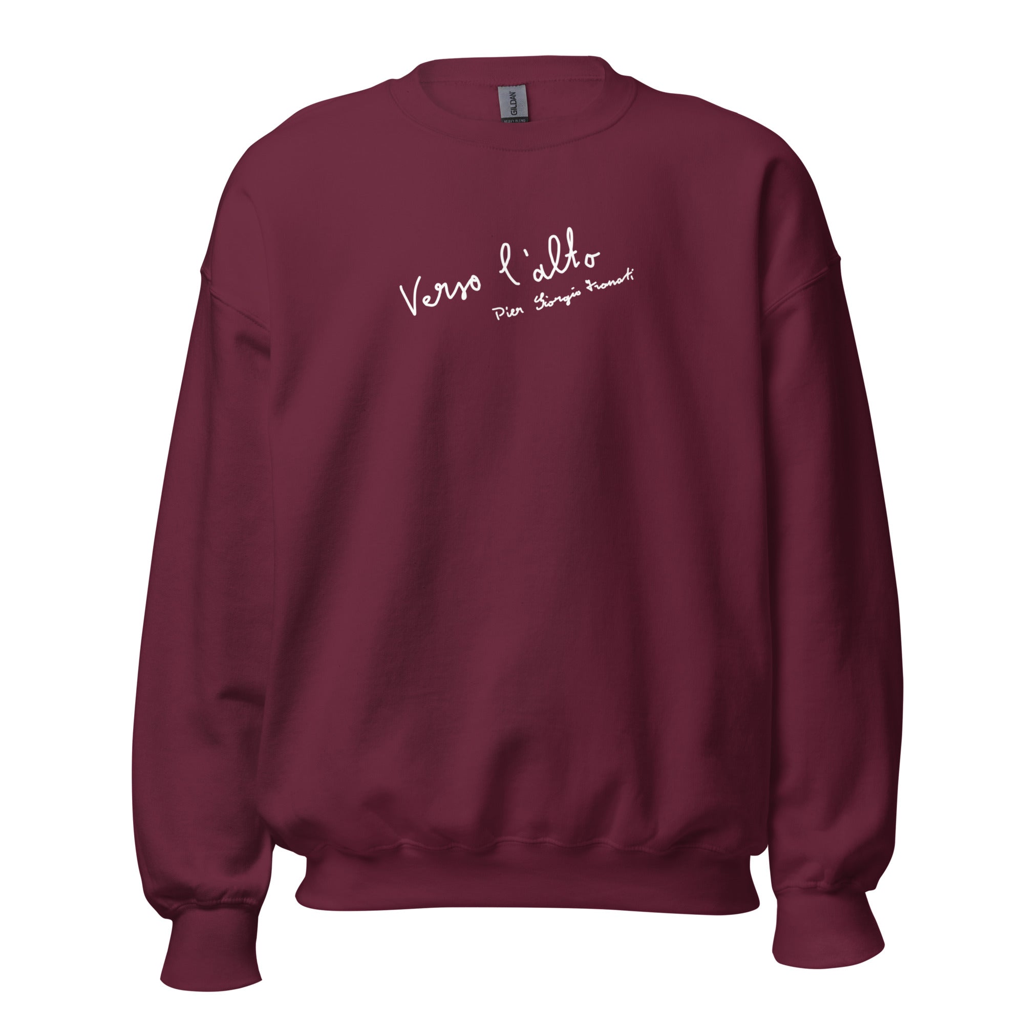St. Pier Giorgio Frassati Maroon Catholic Crewneck