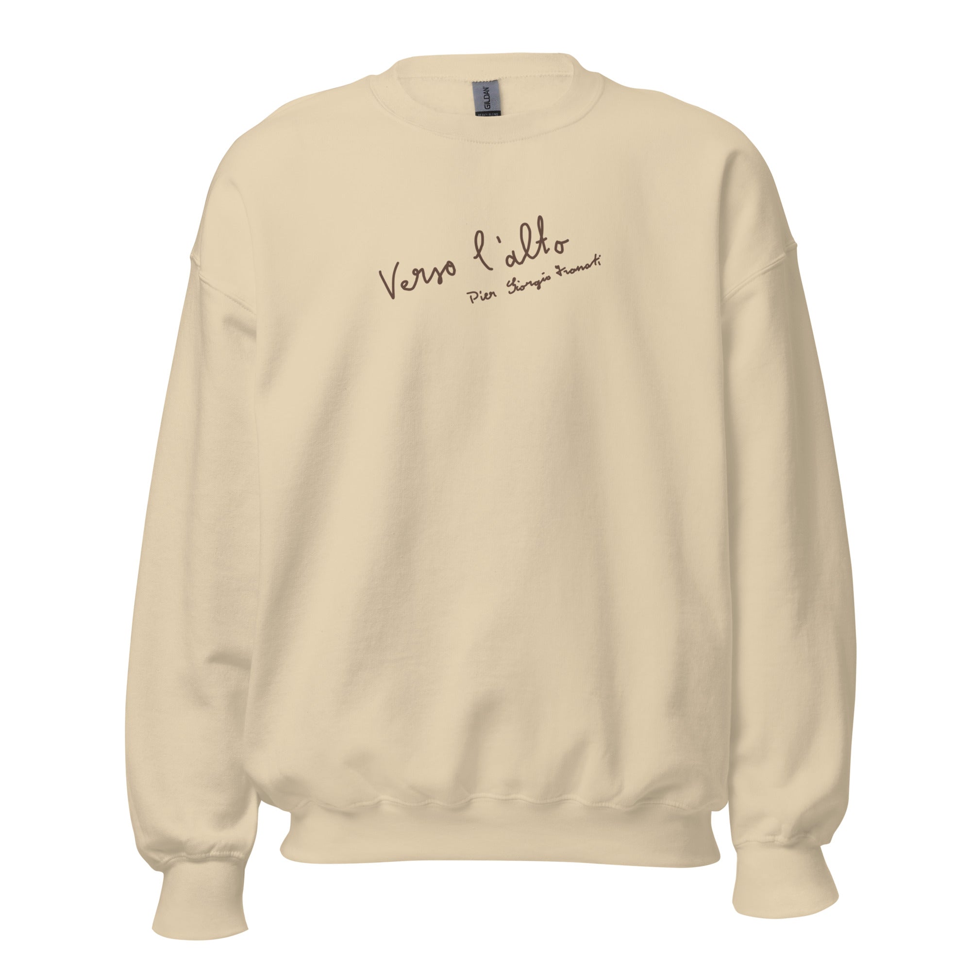 St. Pier Giorgio Frassati Sand Catholic Crewneck