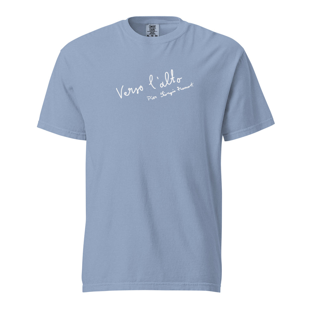 St. Pier Giorgio Frassati Washed Denim Catholic T-Shirt