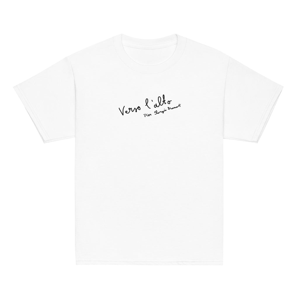 St. Pier Giorgio Frassati White Catholic Youth T-Shirt