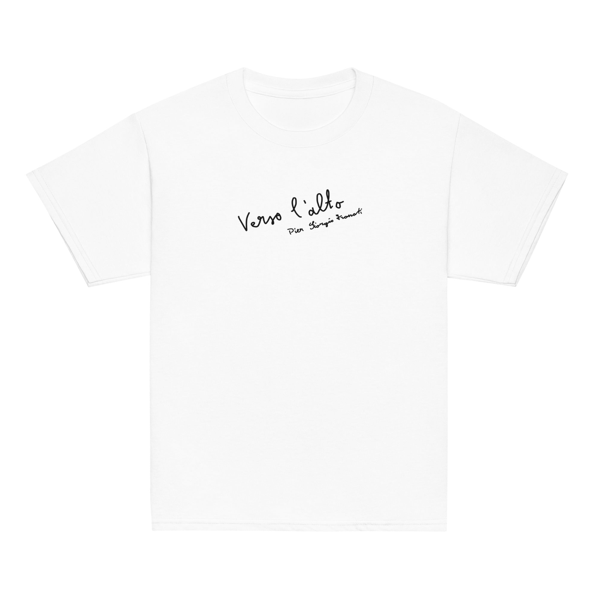 St. Pier Giorgio Frassati White Catholic Youth T-Shirt