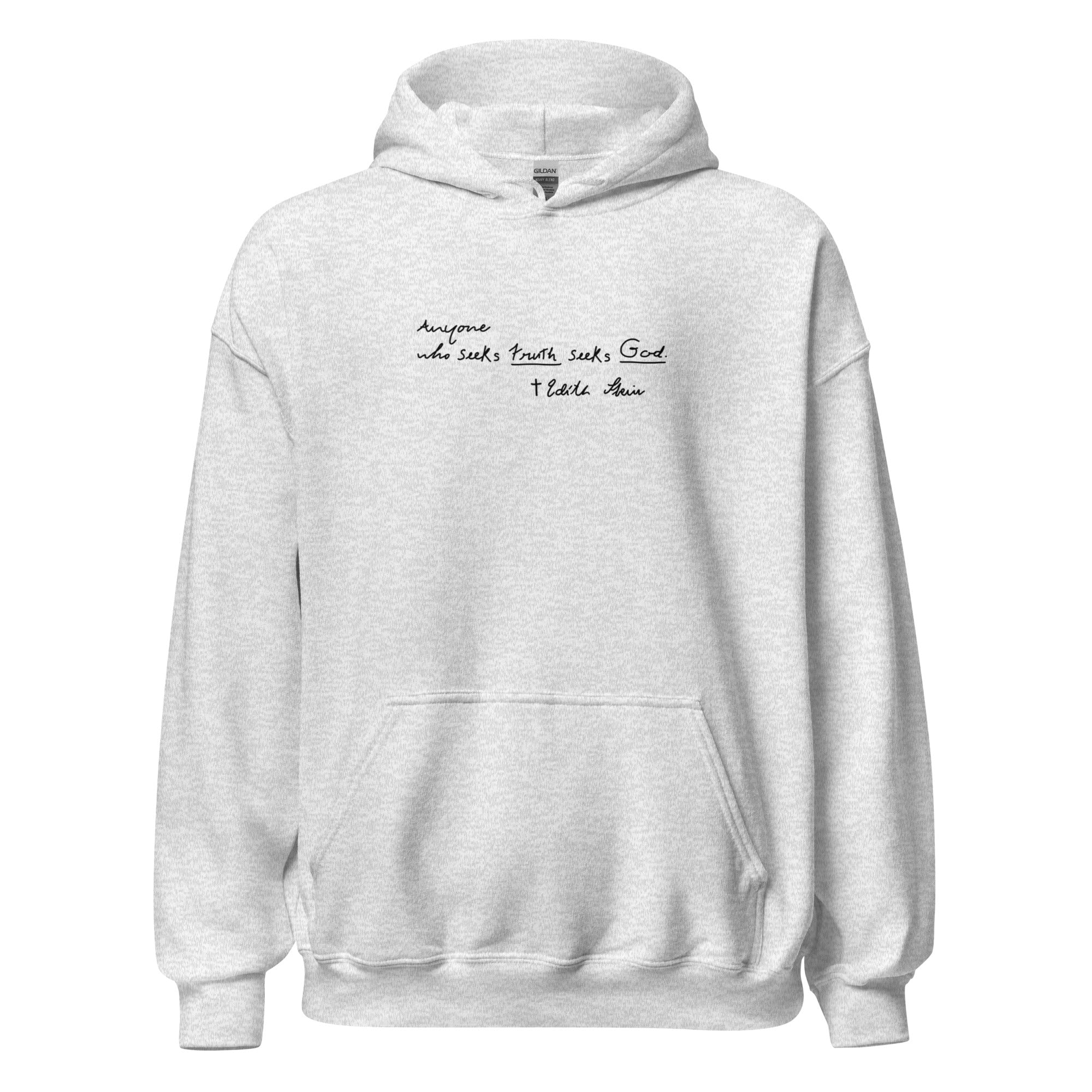 St. Teresa Benedicta of the Cross Catholic Ash Hoodie