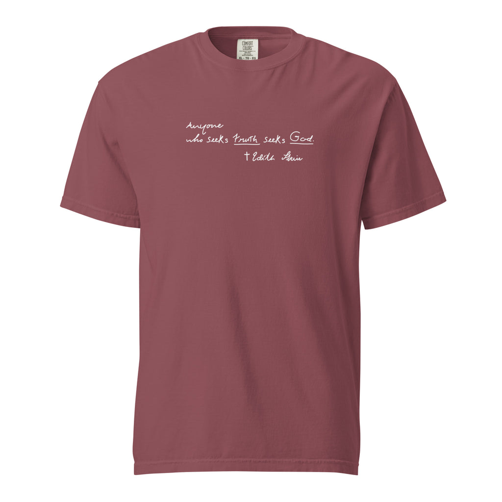St. Teresa Benedicta of the Cross Catholic Brick T-Shirt