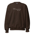 St. Teresa Benedicta of the Cross Catholic Dark Chocolate Crewneck