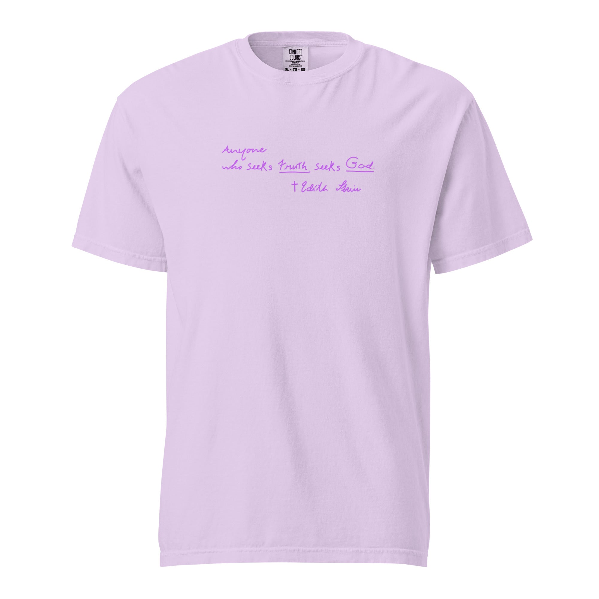 St. Teresa Benedicta of the Cross Catholic Orchid T-Shirt