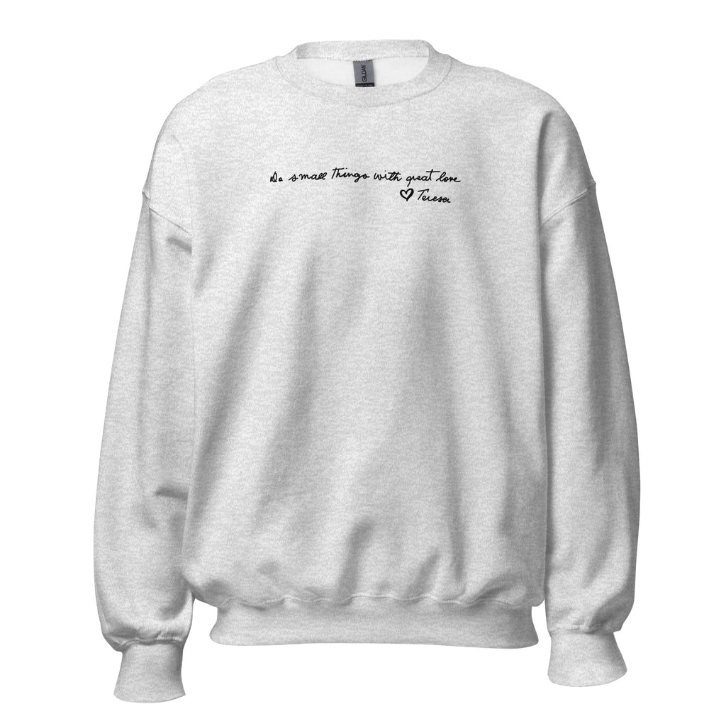 St. Teresa of Calcutta Ash Catholic Crewneck