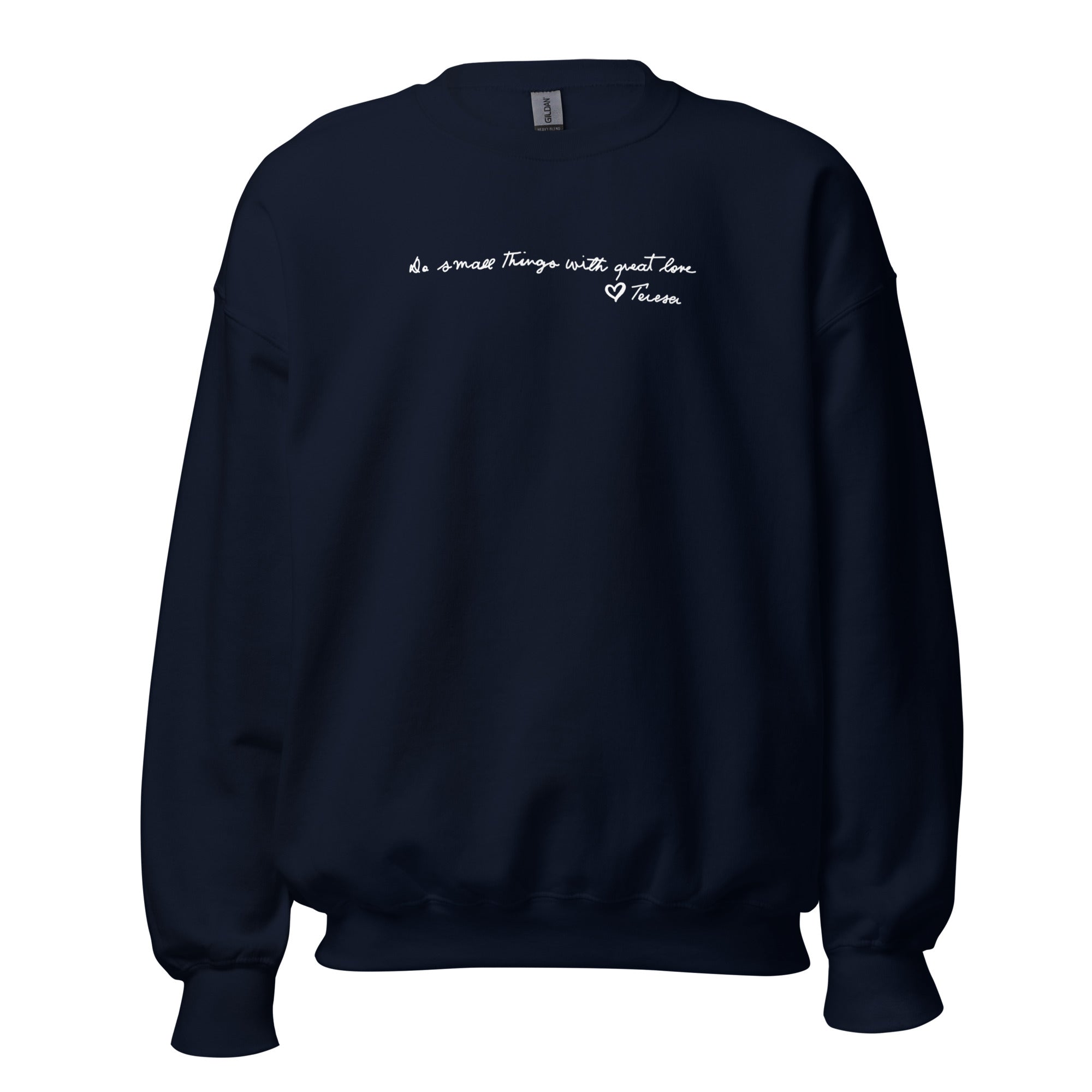 St. Teresa of Calcutta Navy Catholic Crewneck