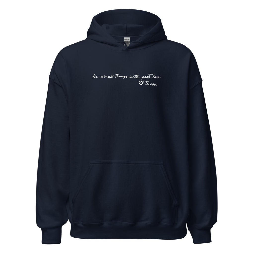 St. Teresa of Calcutta Navy Catholic Hoodie