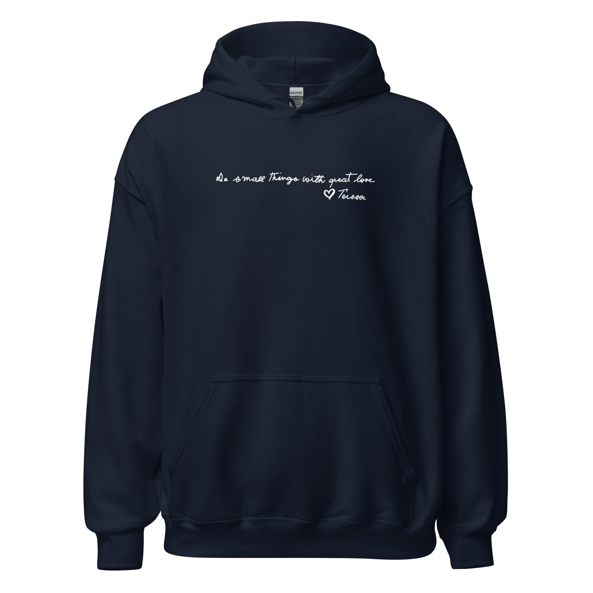 St. Teresa of Calcutta Navy Catholic Hoodie