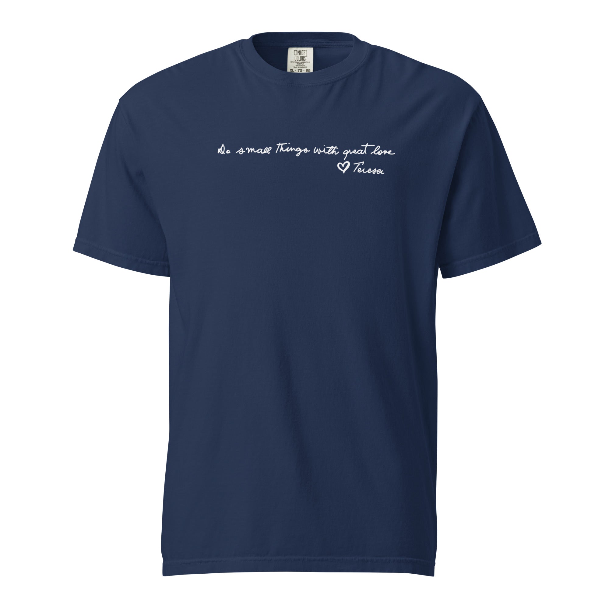 St. Teresa of Calcutta Navy Catholic T-Shirt