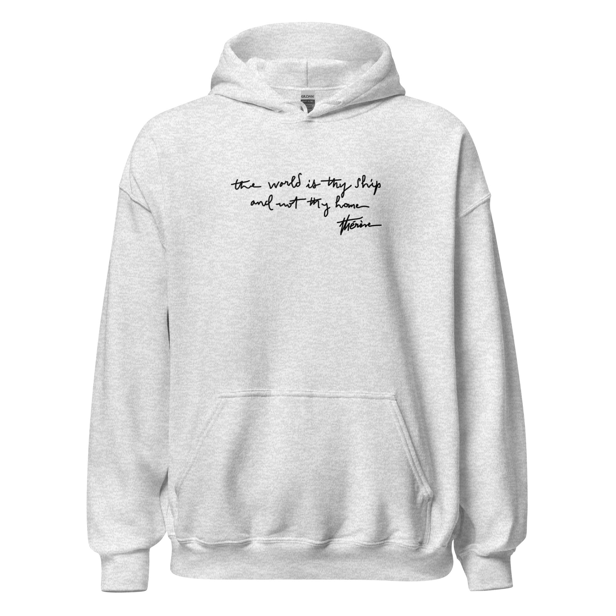 St. Thérèse of Lisieux Ash Catholic Hoodie