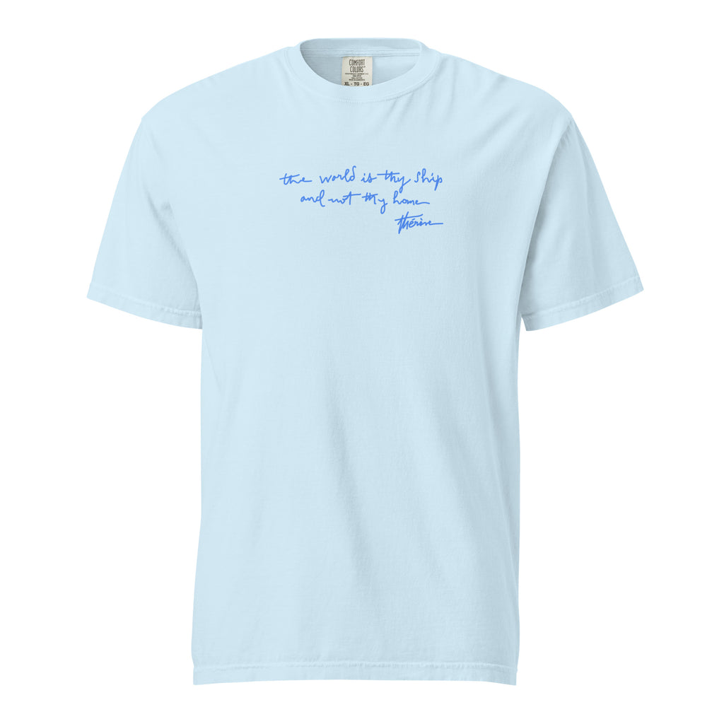 St. Thérèse of Lisieux Chambray Catholic T-Shirt