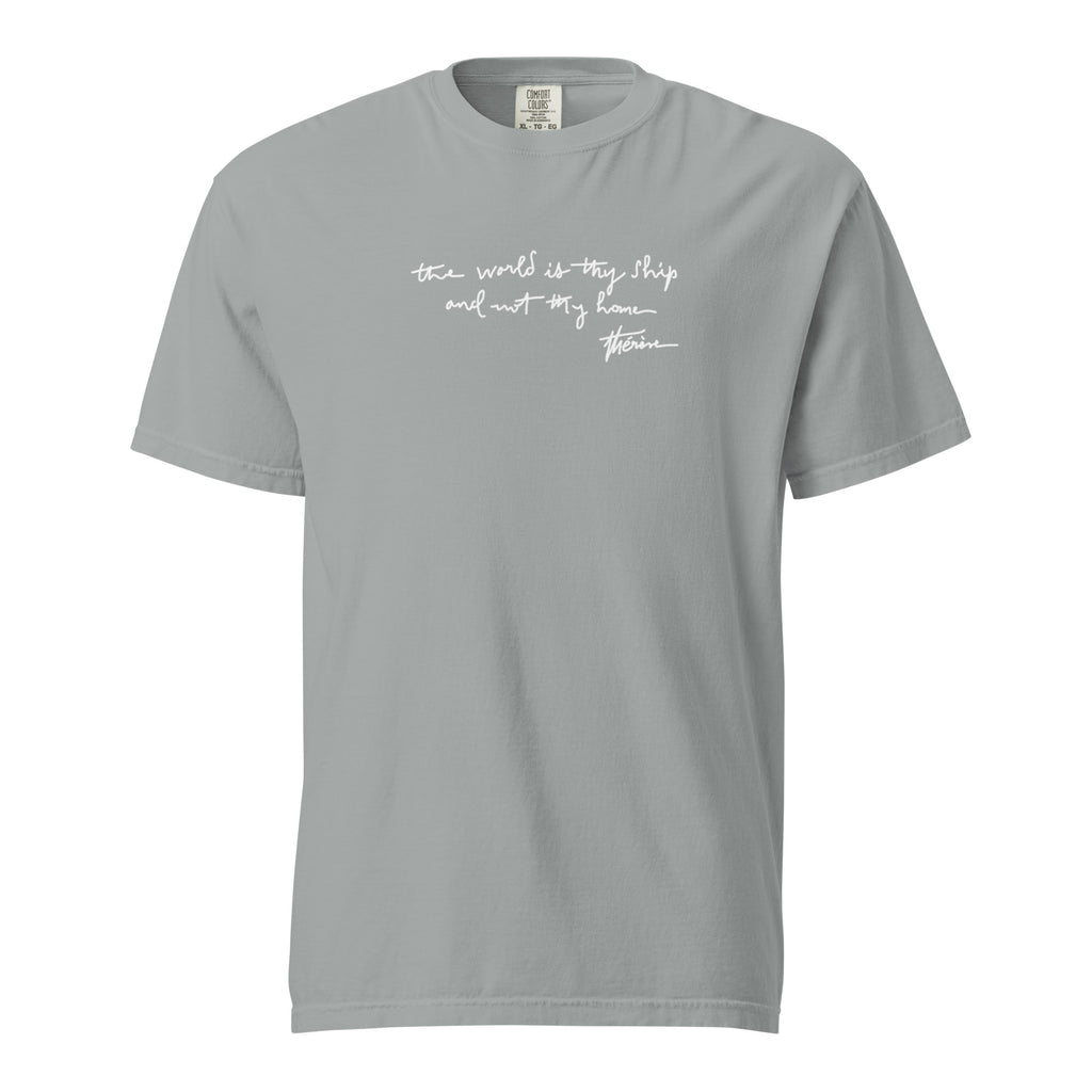St. Thérèse of Lisieux Granite Catholic T-Shirt
