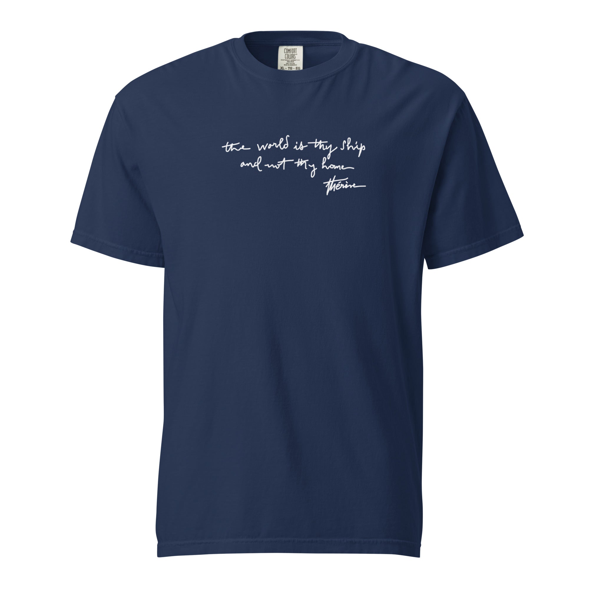 St. Thérèse of Lisieux True Navy Catholic T-Shirt