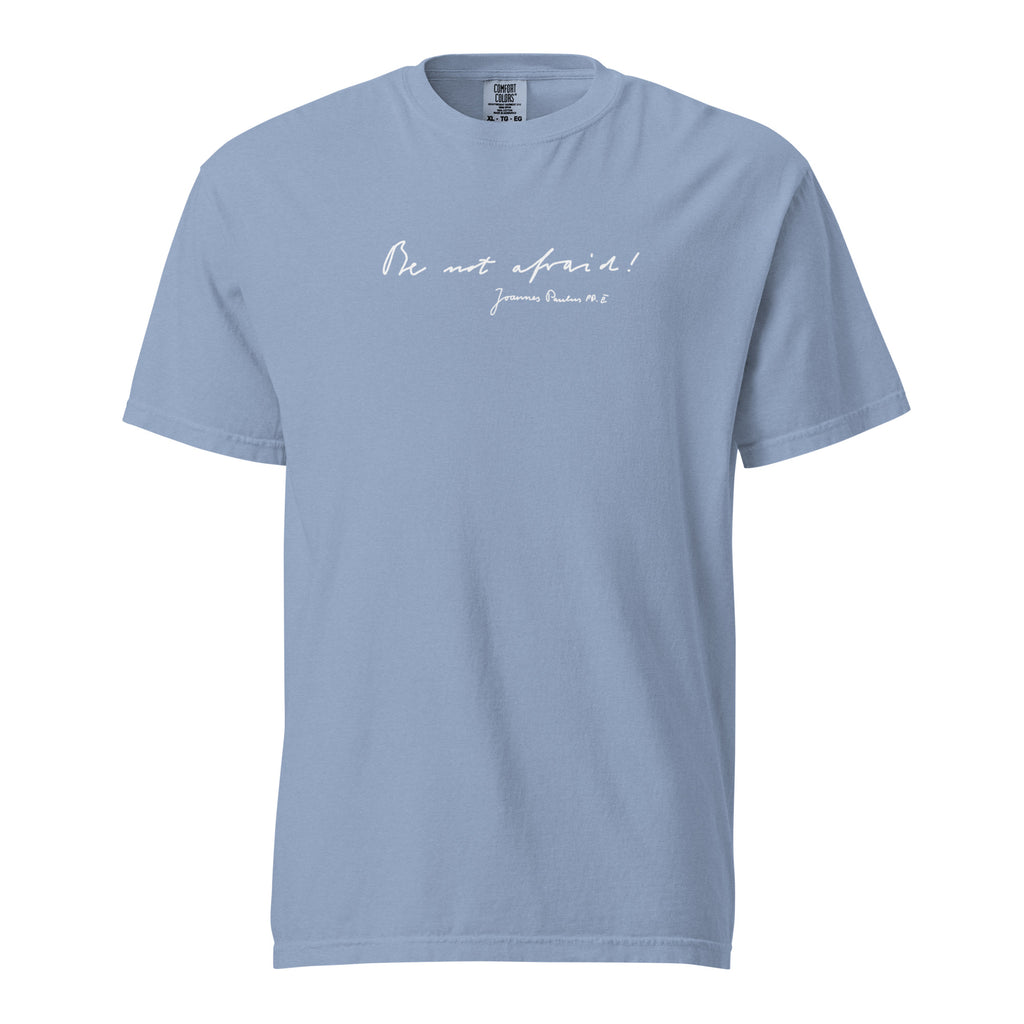 St. John Paul II  Washed Denim Catholic T-Shirt