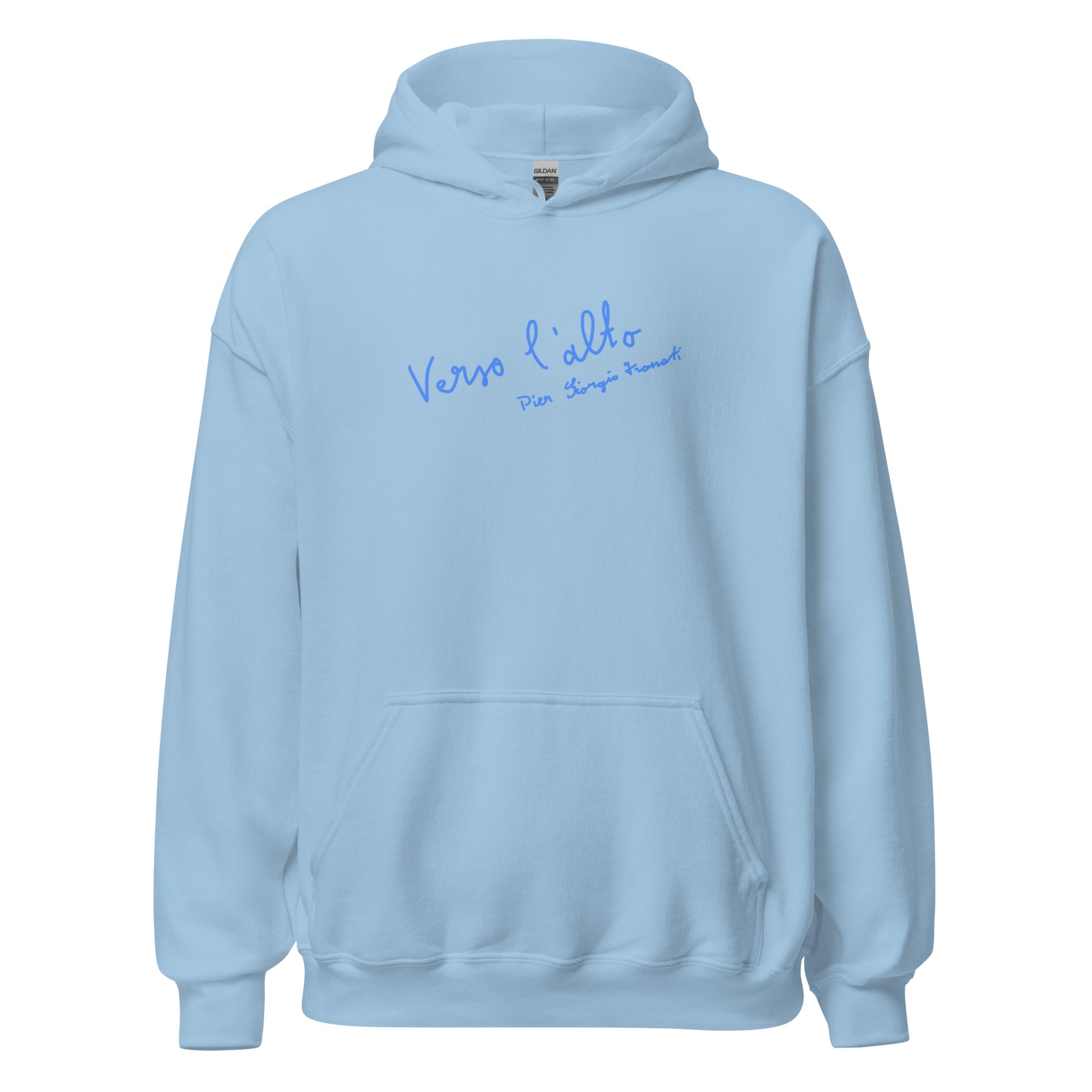 St. Pier Giorgio Frassati Light Blue Catholic Hoodie